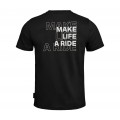 BMW Motorrad T-Shirt Make Life A Ride Logo Ανδρικό Μαύρο ΕΝΔΥΣΗ